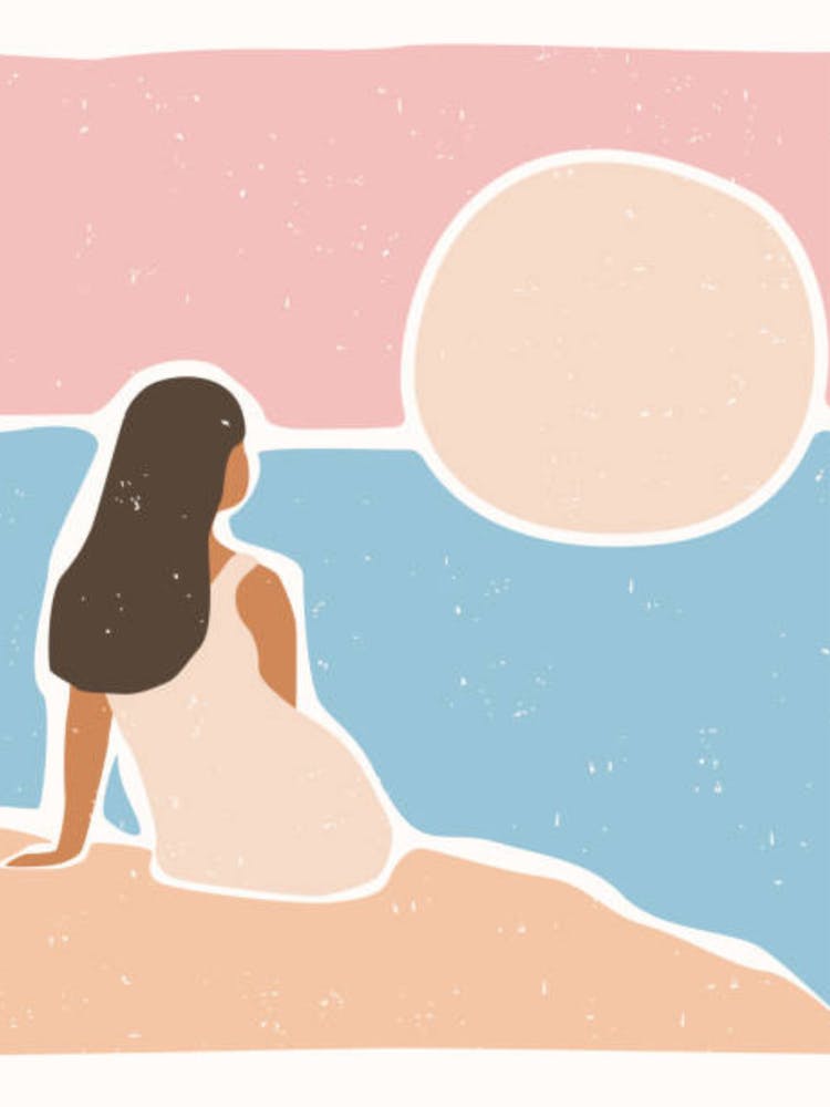 Woman At The Beach