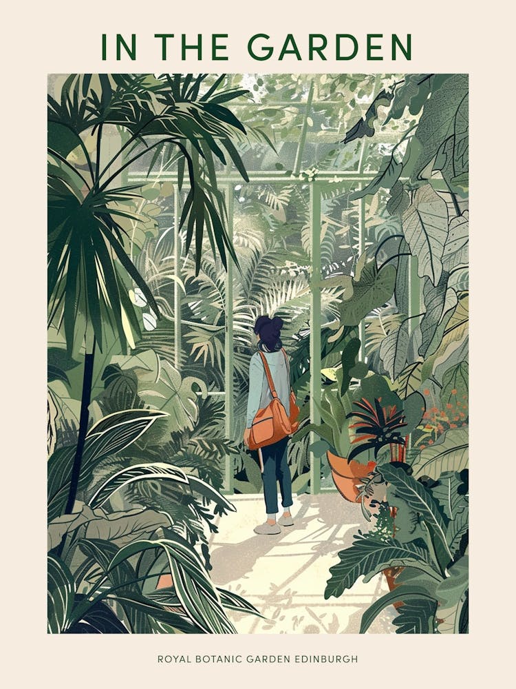 In The Garden Poster Royal Botanic Garden Edinburgh United Kingdom 1