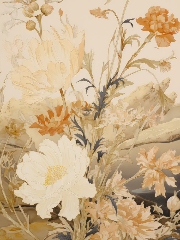 Peinture Botanique Antique
