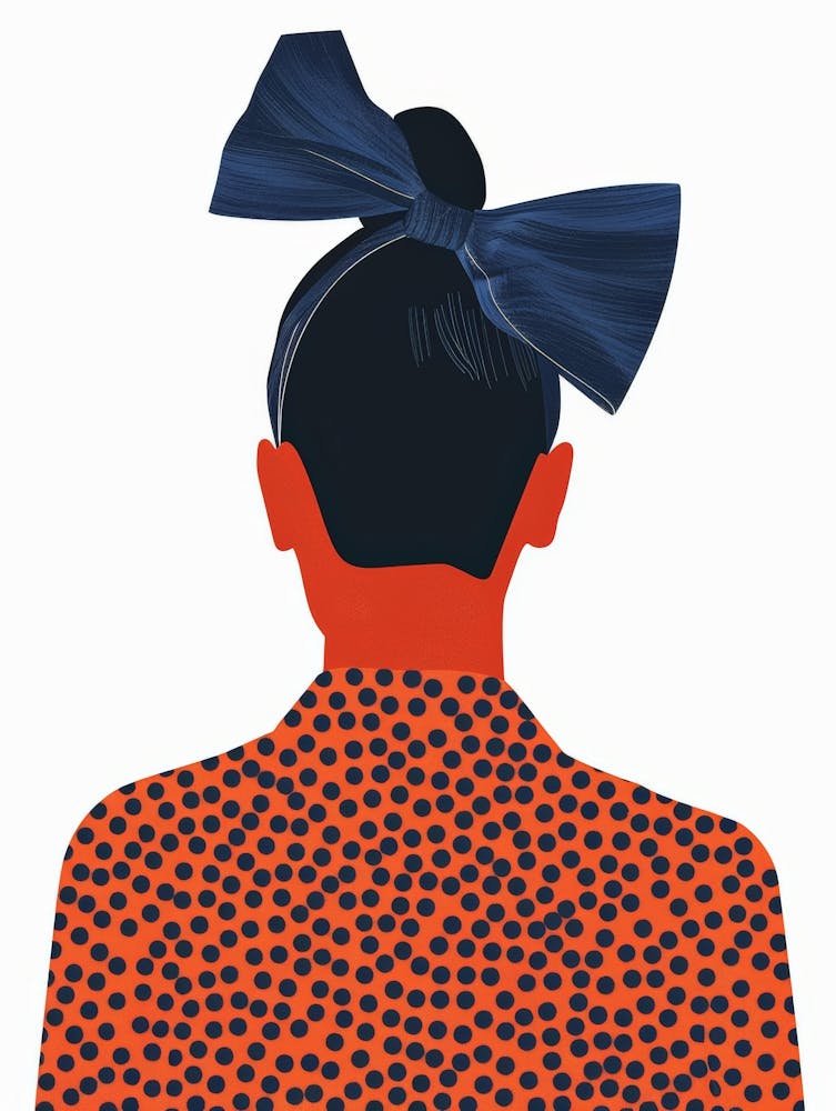 Portrait Of A Woman With A Bow