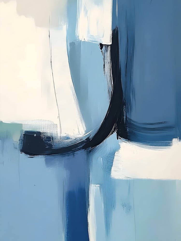 Abstract Blue Painting 2