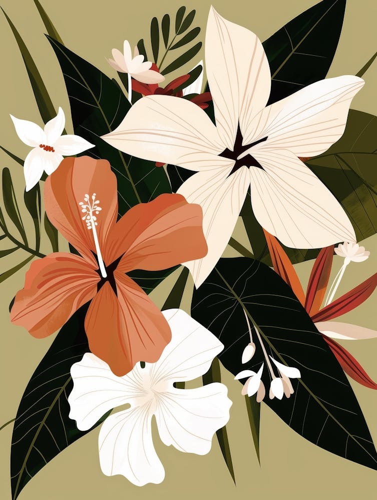 Tropical Flowers 12