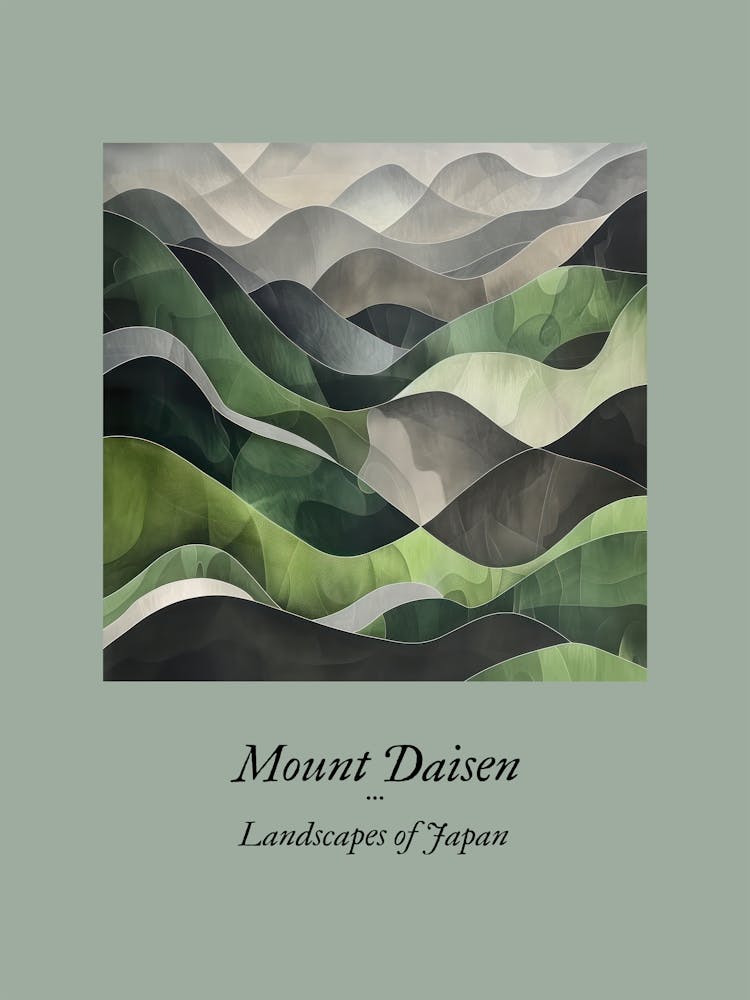 Landscapes Of Japan Mount Daisen 1