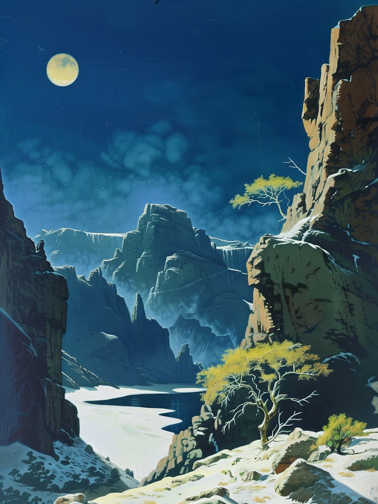 Moonlight In The Mountains