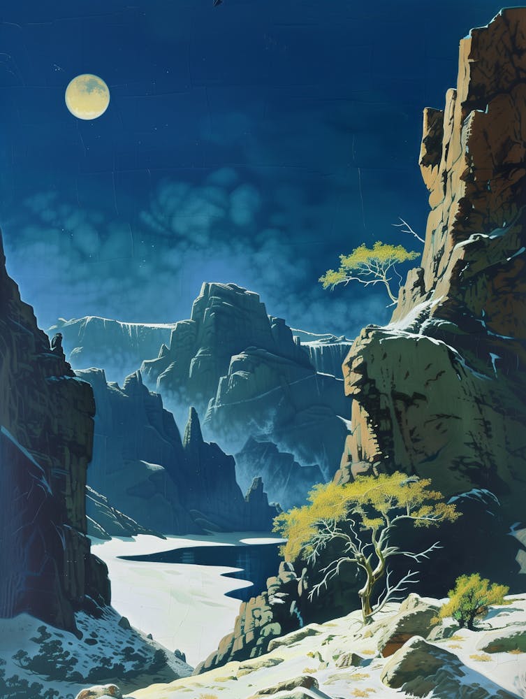 Moonlight In The Mountains