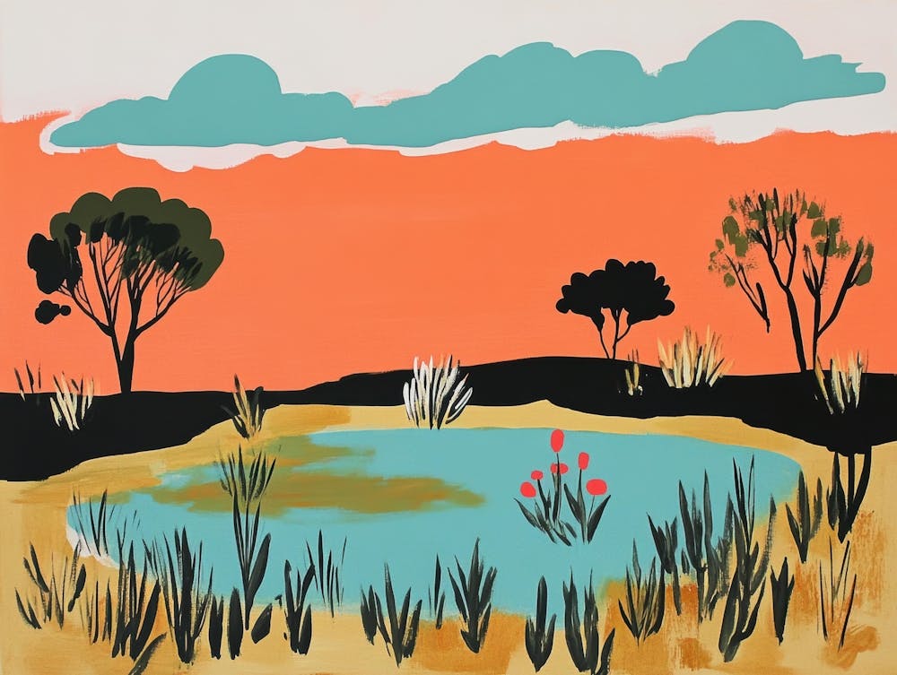 Pond In The Desert 1