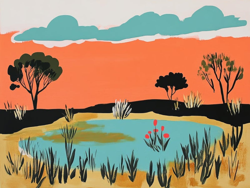 Pond In The Desert 1