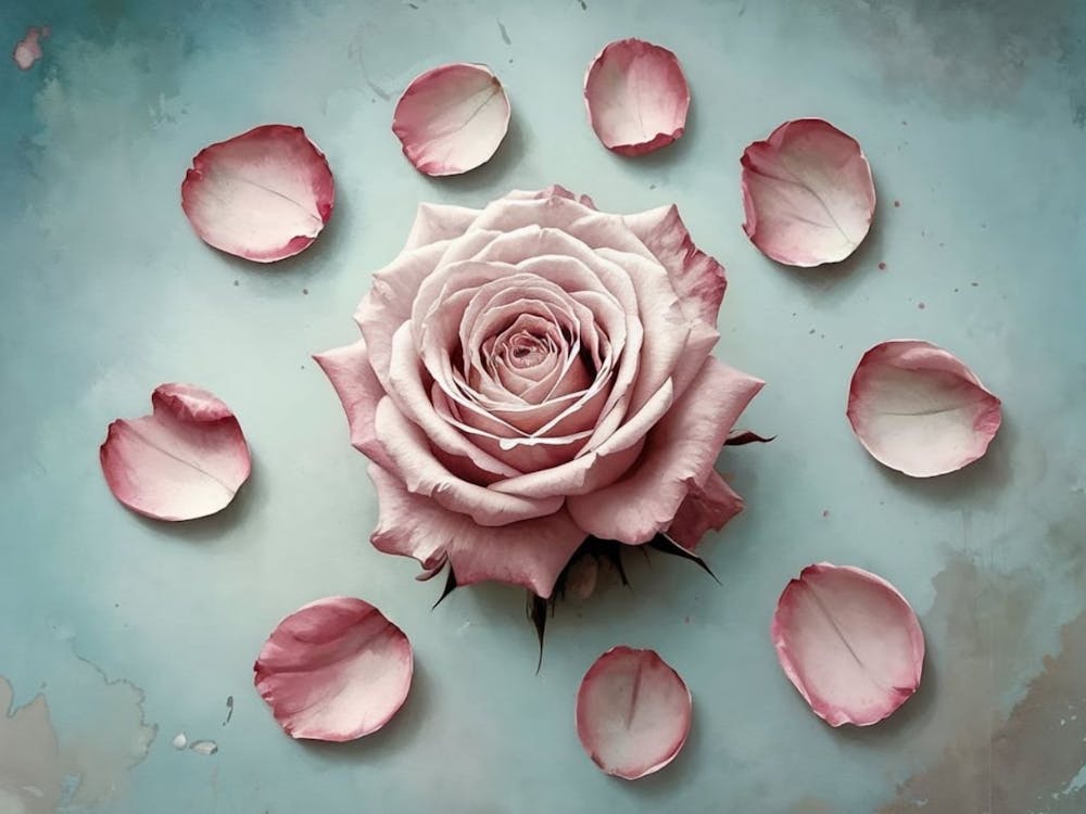 Pétales de Rose Rose