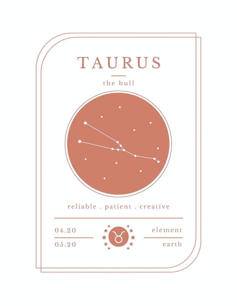 Taurus Zodiac Sign | Terracotta