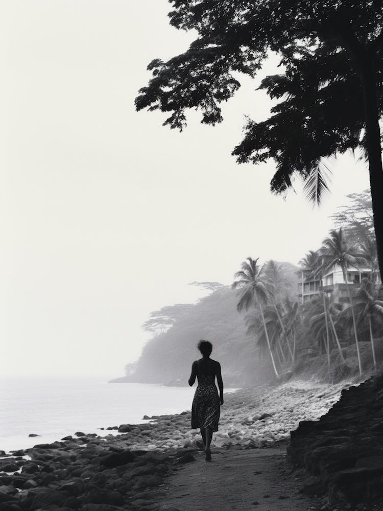 Jamaica Black And White Analogue Photograph 4