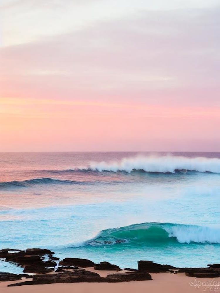 Bronte Beach, Australia Pink Photography 2