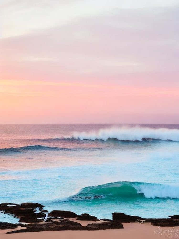 Bronte Beach, Australia Pink Photography 2