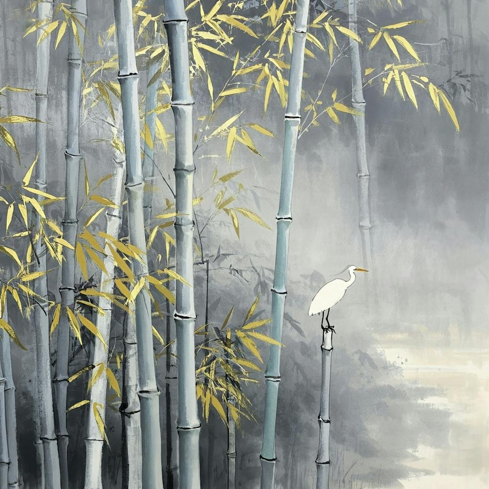 Bamboo Ii Canvas Print