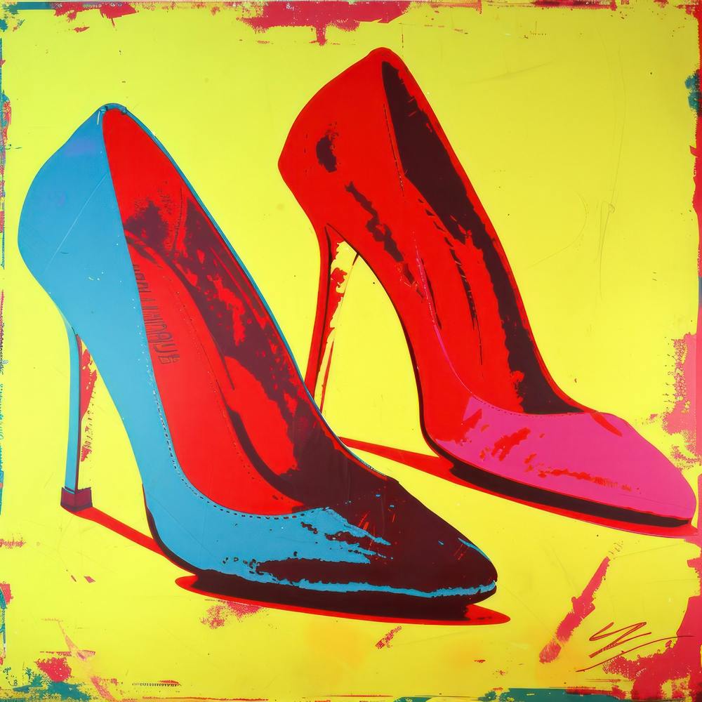 High Heels Pop Art 4