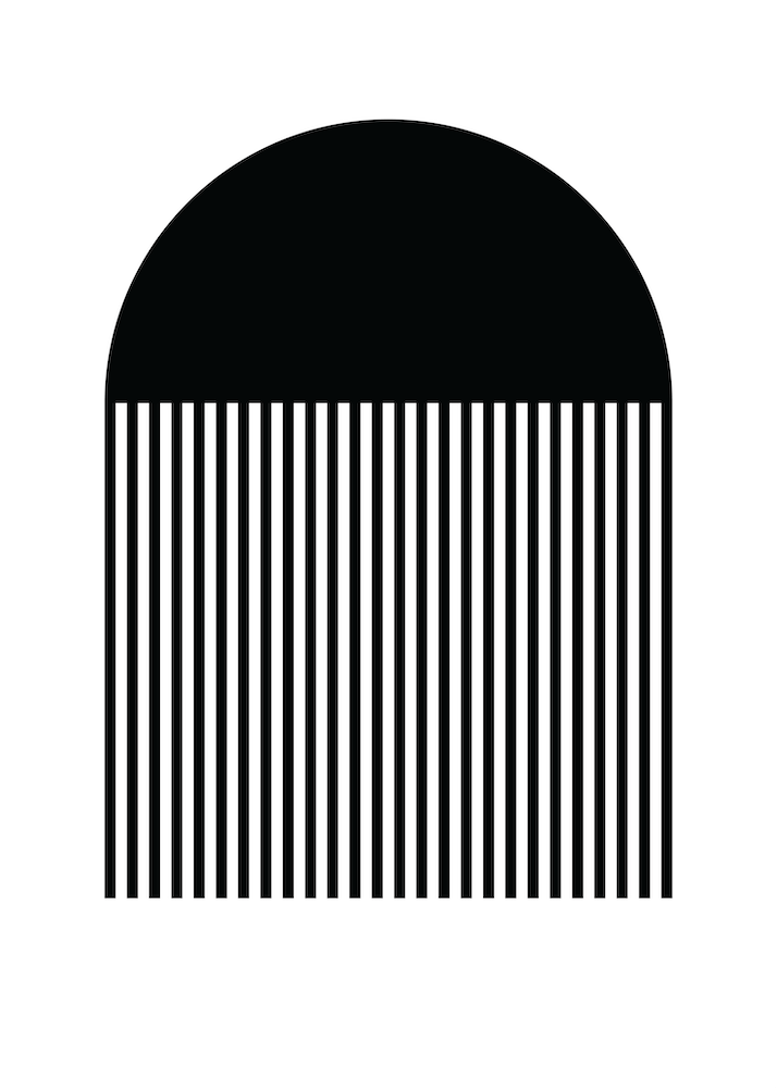 Art Abstrait Noir et Blanc