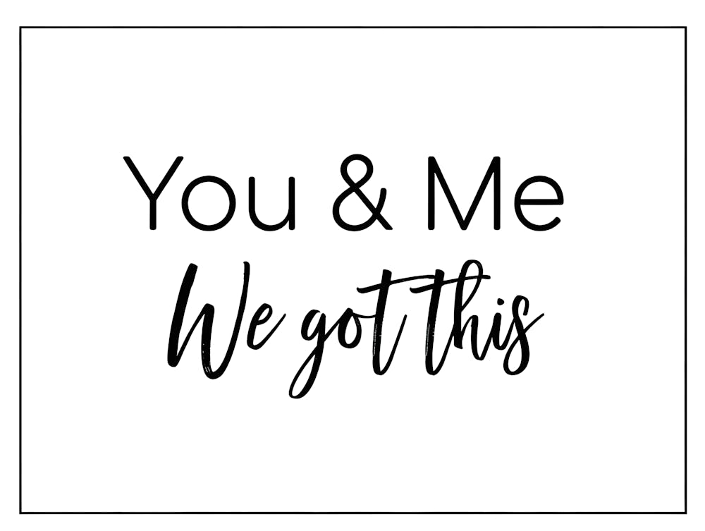 You & Me – A Message of Encouragement and Unity
