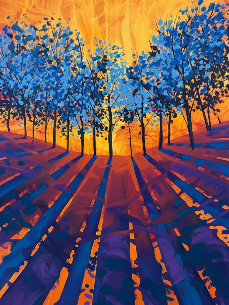 Sunset Trees 2