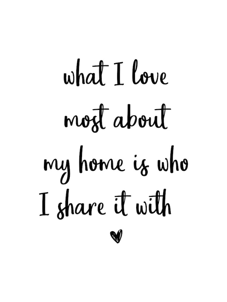 What I Love Most About My Home