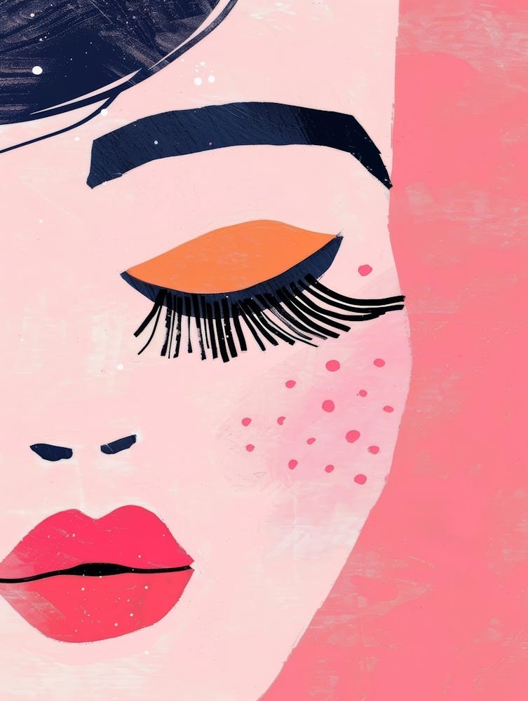 Illustration Of A Woman'S Face 3