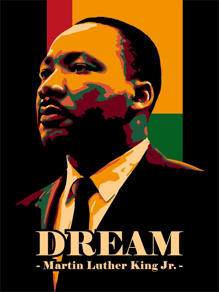 MLK Dream Black History American Activist Dream Quote