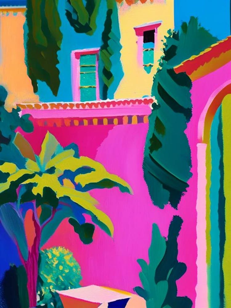 Villa Lante, 1, Italy Abstract Still Life