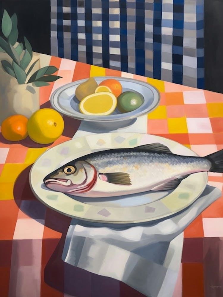 Haddock Still Life Painting