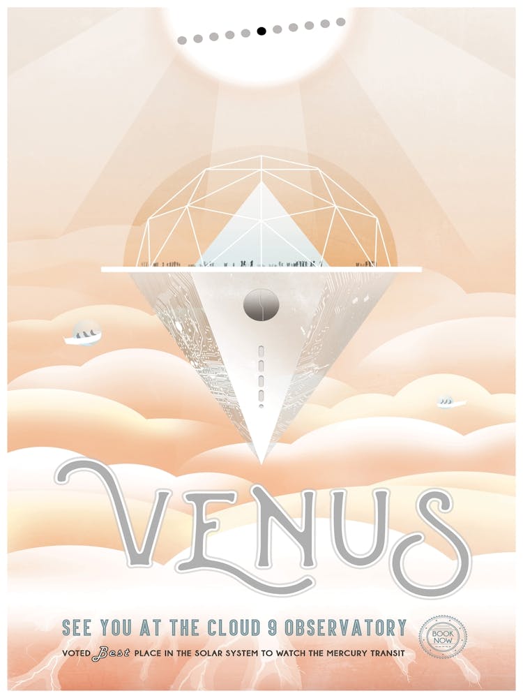 Venus Vintage Space Print