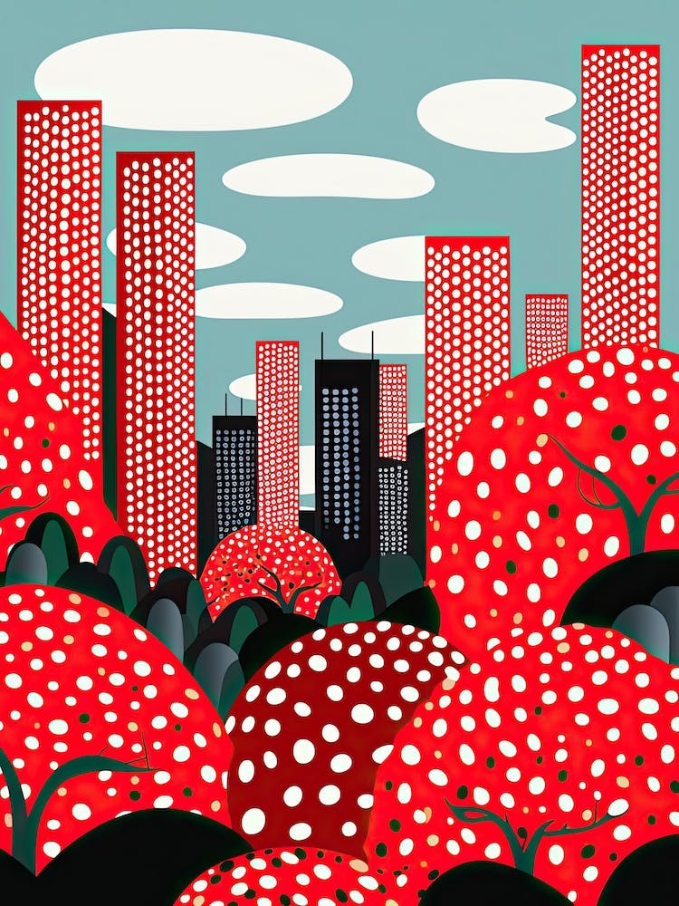 Seoul, Illustration In The Style Of Pop Art 1