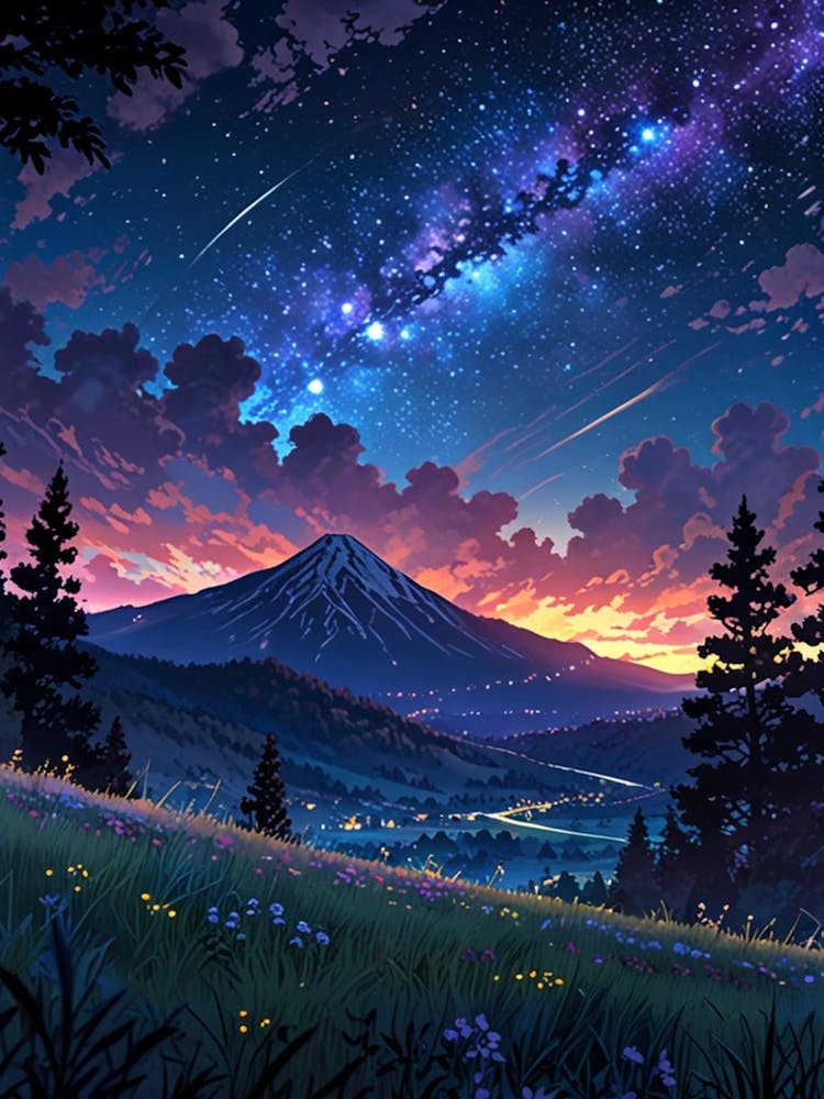 Night Sky Anime aesthetic 1