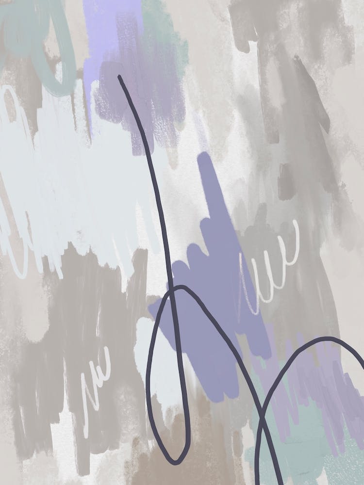 Lilac Dreams Abstract