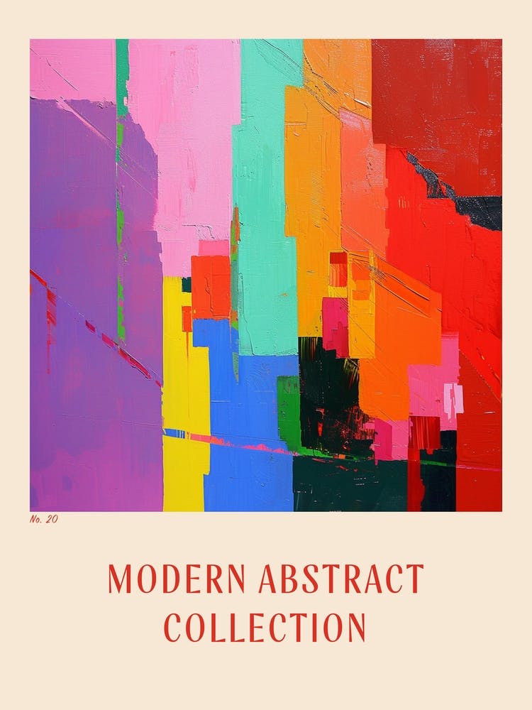 Collection Abstraite Moderne Affiche 20