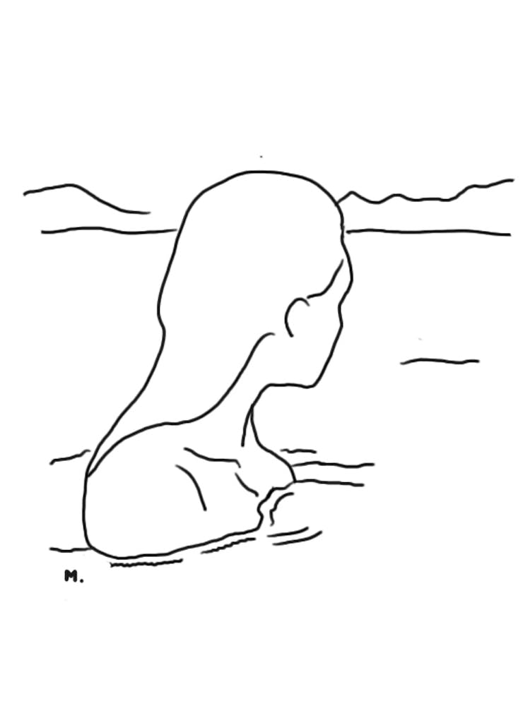 Girl in water