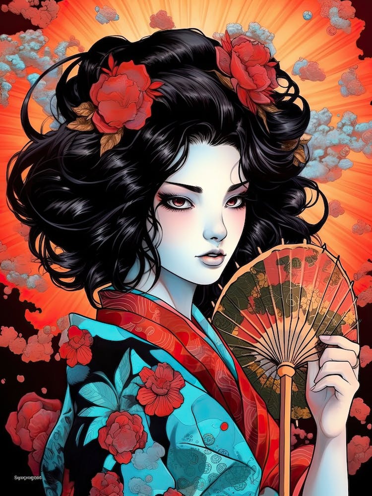Geisha Flowers 2