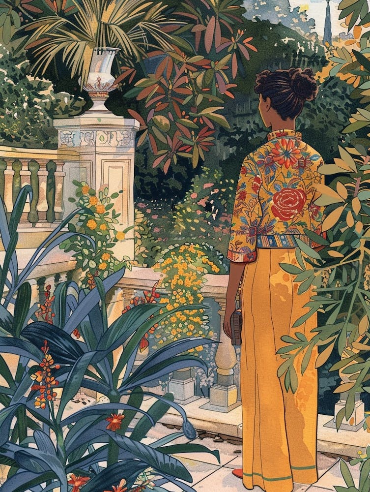 In The Garden Luxembourg Gardens France 3