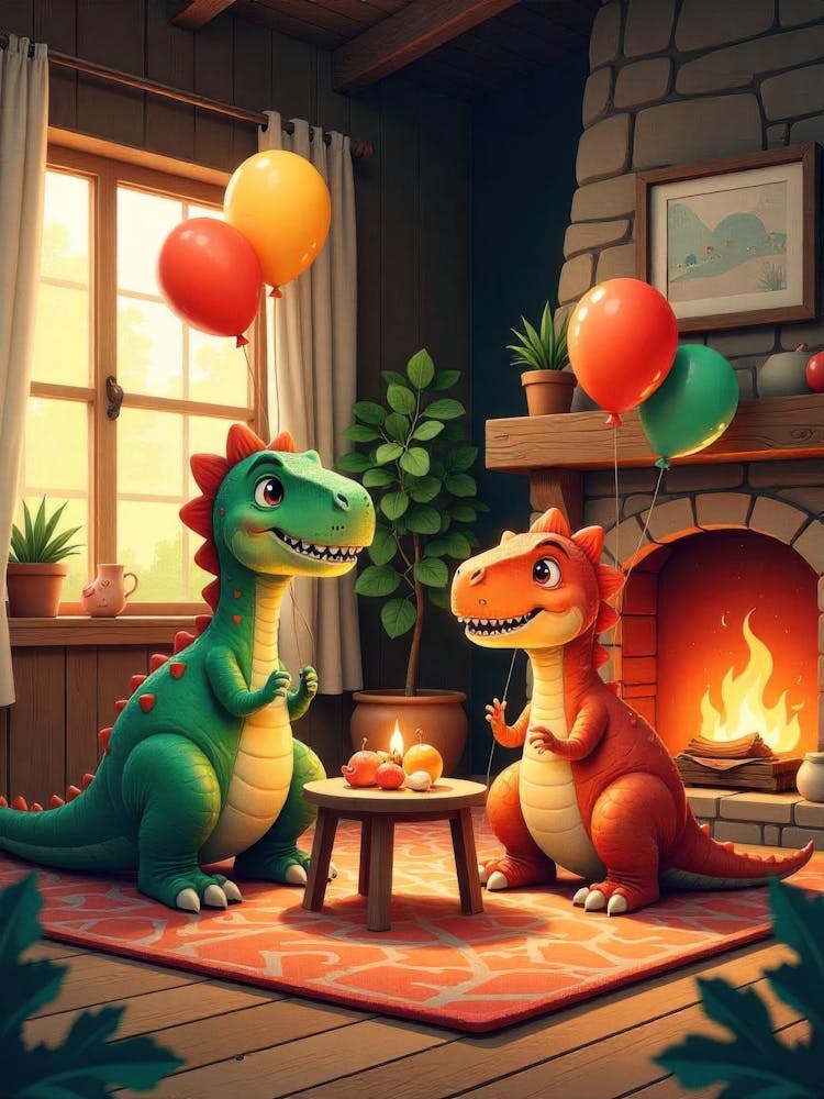 Dinosaurs In The Living Room