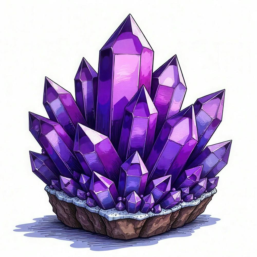 Amethyst Crystal 1