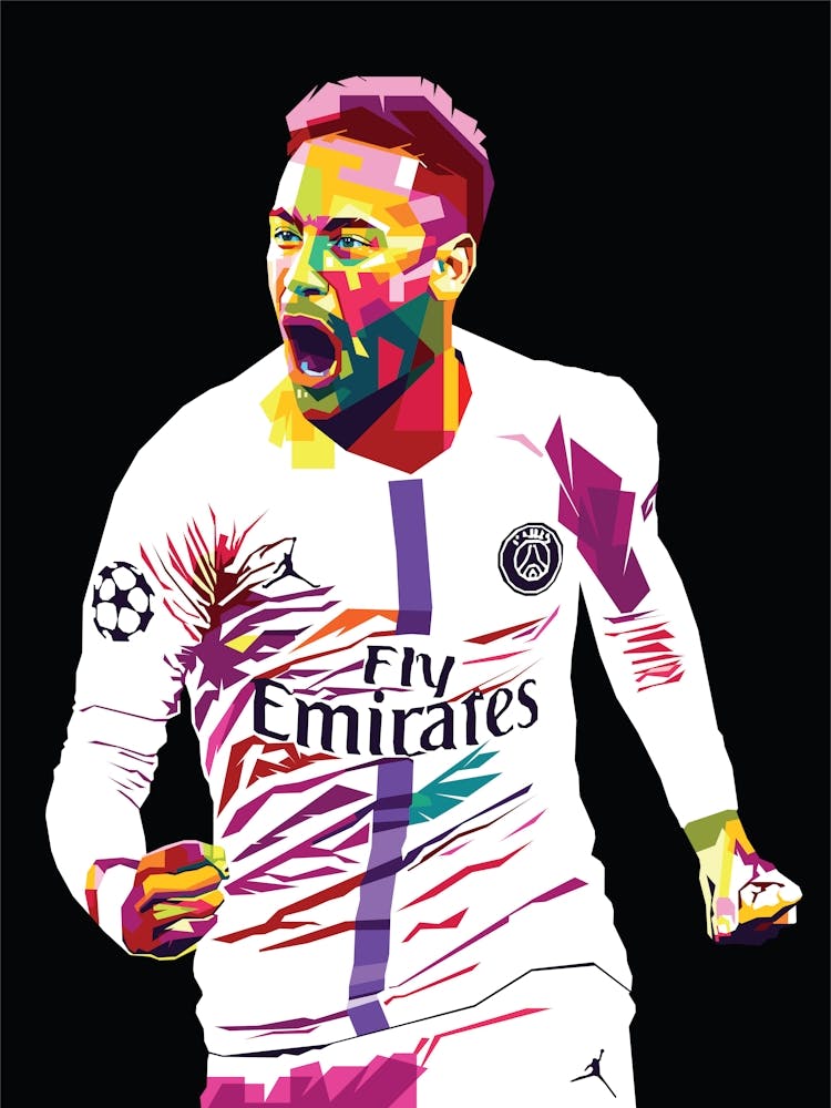Neymar Jr Pop Art