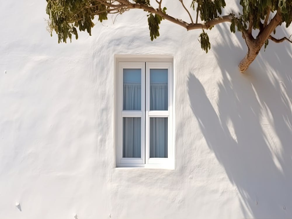 Ibiza White Wall With A Window Summer Photography