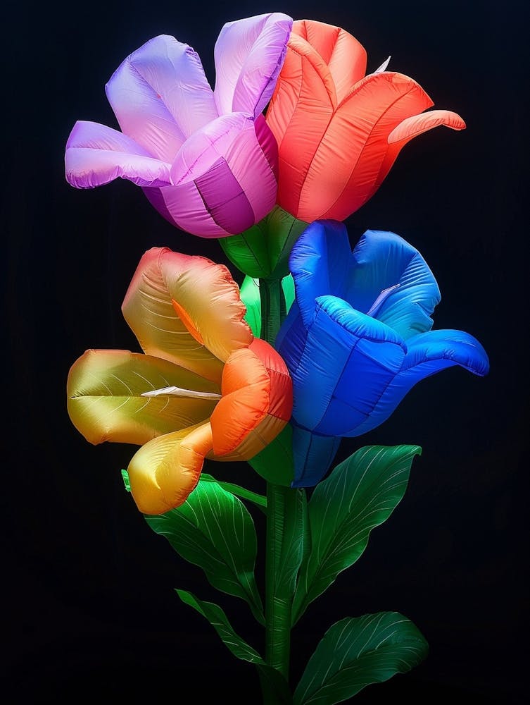 Bright Inflatable Flowers Aconitum 3