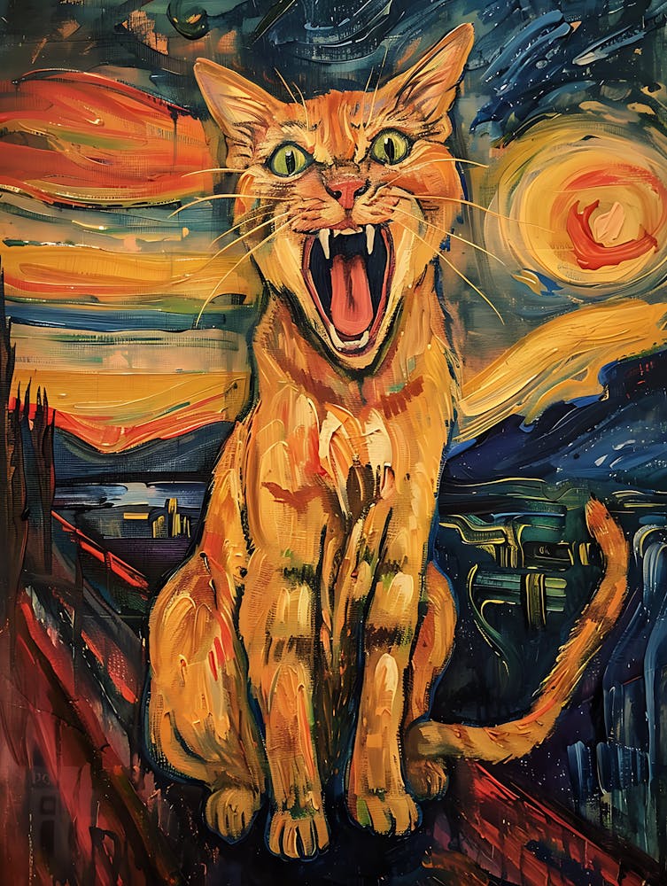 Chat Fantastique Hurlant 5