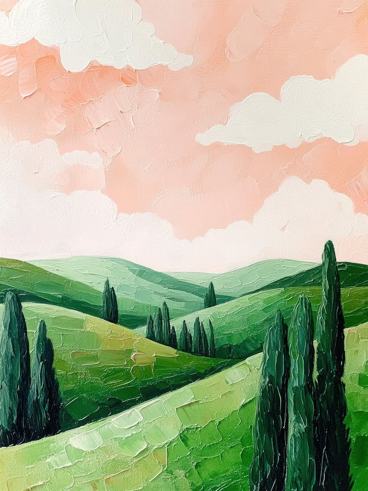 Tuscan Landscape Painting