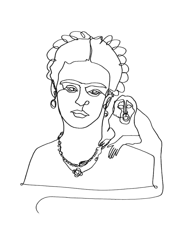 Frida And Monkey