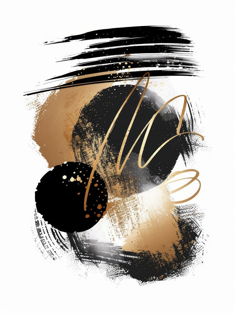 Abstract Brushstrokes 37