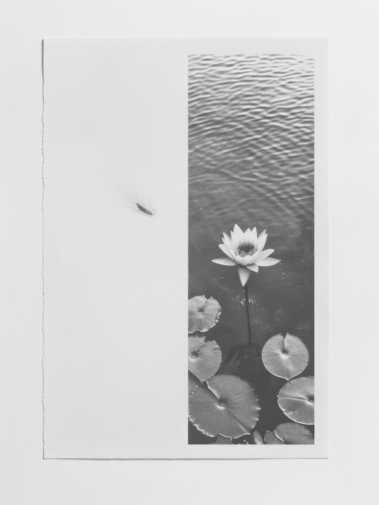 Lotus Flower Photo Collage 1