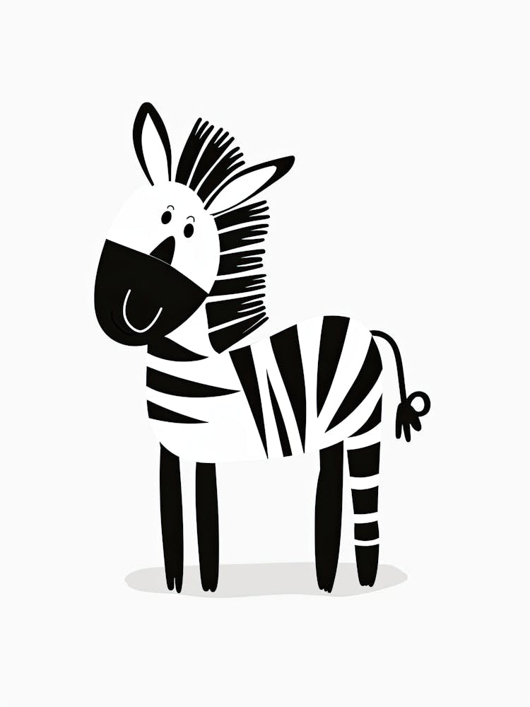 Zebra Cuteness Children Prints & Kids Posters