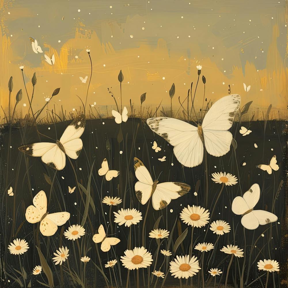 Butterflies Fairycore Painting 1