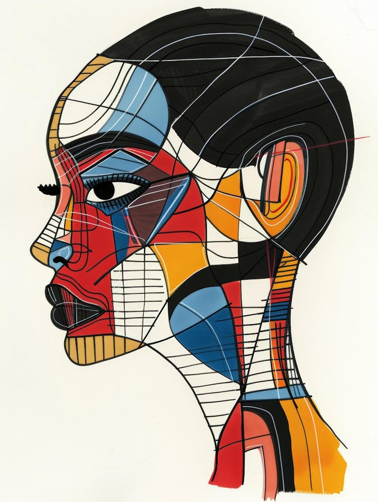 Abstract Portrait Of A Woman 54