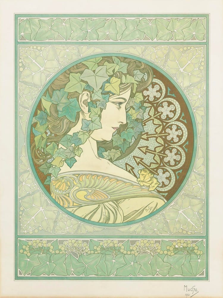 Ivy, Alphonse Mucha