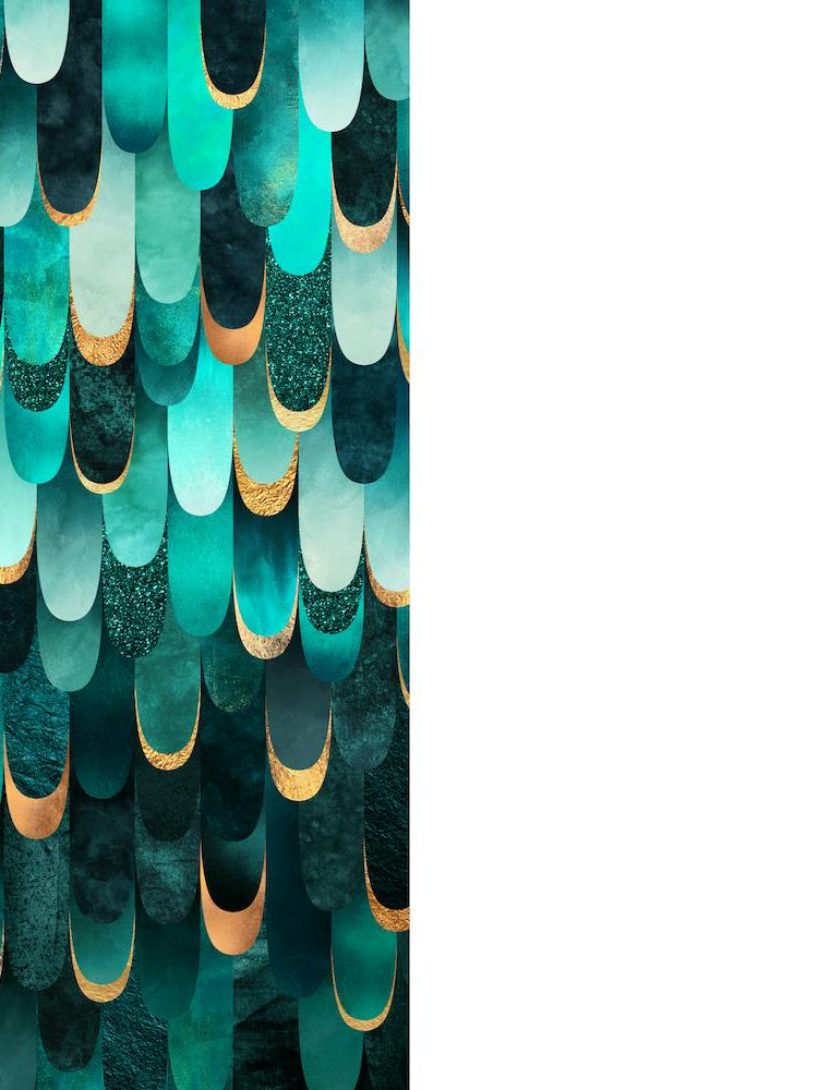 Feathered in Turquoise