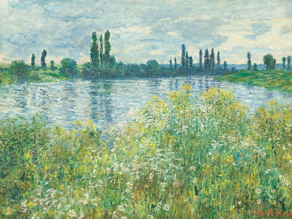 Banks Of The Seine, Vétheuil, Claude Monet